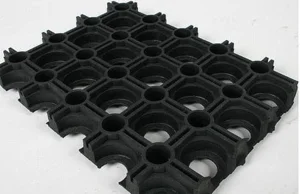 Ringmåtte Naturgummi Sort 23 mm. 