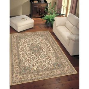 Queen 8745 Beige Wilton tæppe 