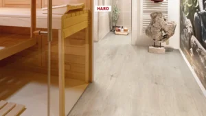 Haro laminatgulv Aqua - Plankegulv, Eg Sicilia hvid