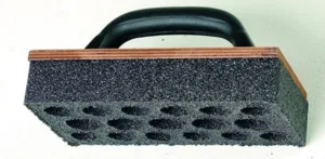 Håndslibesten 100 x 200 x 35 mm m. håndtag 