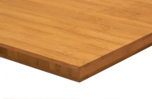 16 mm bambusplade - Plain pressed, Caramel 