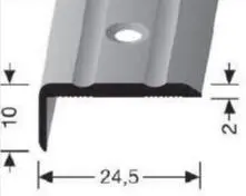 Gulvprofil - Vinkel Type 236