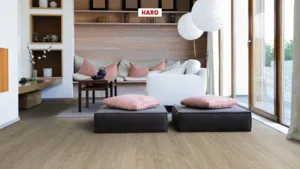 Haro laminatgulv Aqua - Plankegulv, Eg Eleganza cremehvid