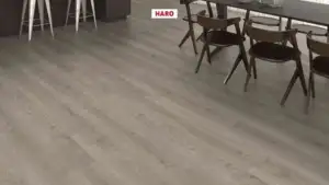 Haro laminatgulv Aqua - Plankegulv, Eg Flavia grå