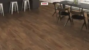 Haro laminatgulv Aqua - Plankegulv, Valnød Vario