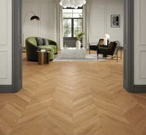 Parador Sildeben Trendtime 10 - Chevron 45°, Eg Natur mat lak 