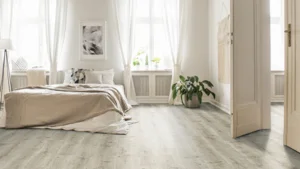 Haro laminatgulv, Plankegulv Eg Breda hvid