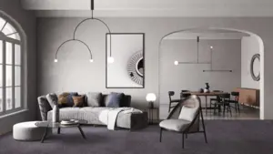 Diva luv gulvtæppe Grå - REST 175X400 CM