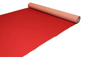 Messetæppe - Bordeaux rød Løber i nålefilt - REST 460X200 CM.