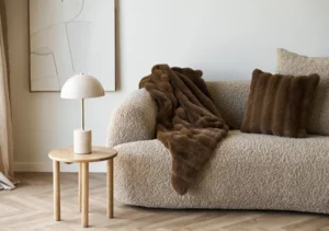 Galena Plaid, imiteret pels