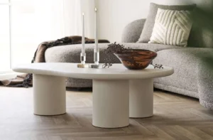 Palmera Sofabord, Cement look