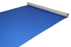 Messetæppe - Blå Løber i nålefilt - REST 490X200 CM.