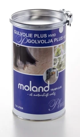 Moland gulvolie Plus hvid 
