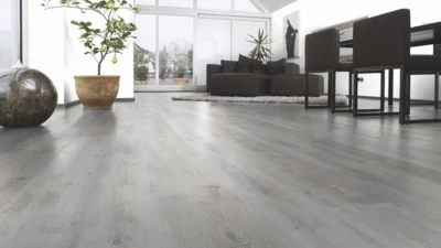 Kaindl laminatgulv - Eg plank hvid