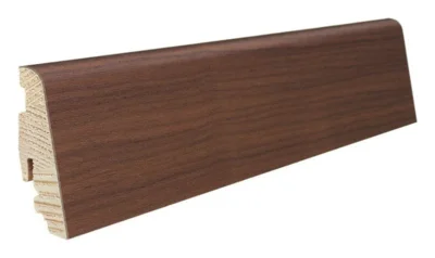 Fodpanel til trægulv, 19 x 58 mm. mat lak
