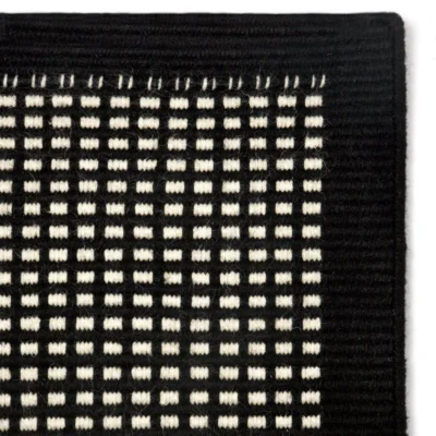 C. Olesen tæpper - Luxor - Black/White 