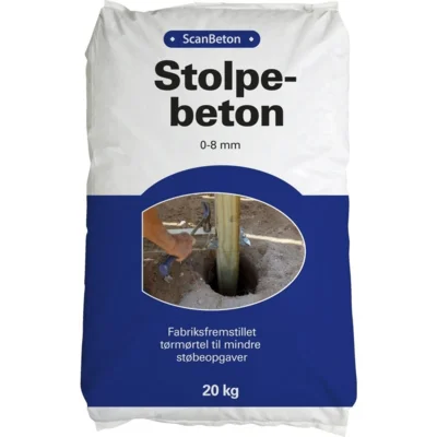 Stolpebeton 20 kg.