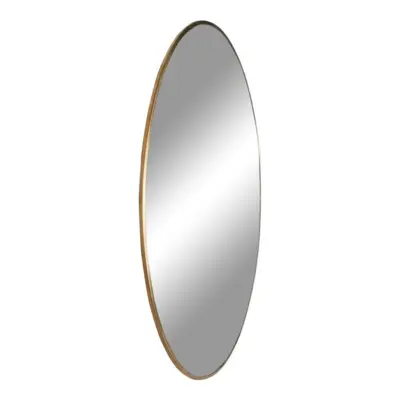 Jersey, spejl messing look Ø100 cm.