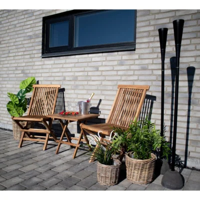 Toledo Teak Spisebordstol, 2 stk.