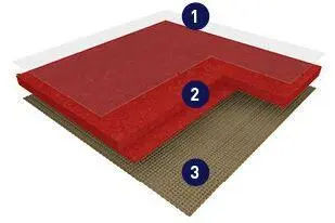 DLW Marmorette linoleum, Midnight Grey 
