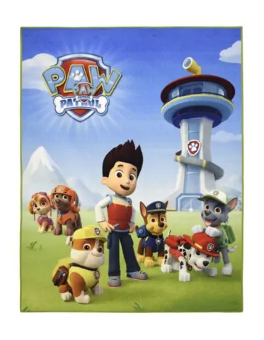 Børnetæppe Paw Patrol - Ready for Action