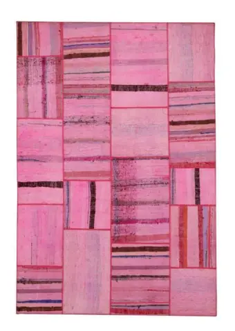 Vintage Patchwork tæppe - 20238 - REST 163X240 CM