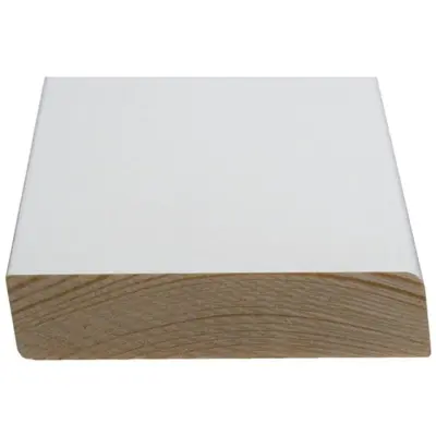 14x65 mm. hvidmalet fodpanel