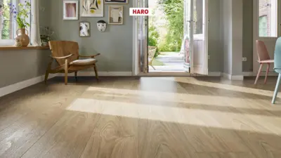 Haro laminatgulv Aqua - Plankegulv, Elm Vario