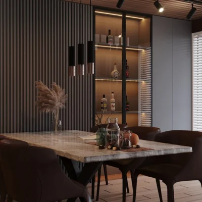 Loftslampe LOOPEZ sort/kobber - RESTSALG