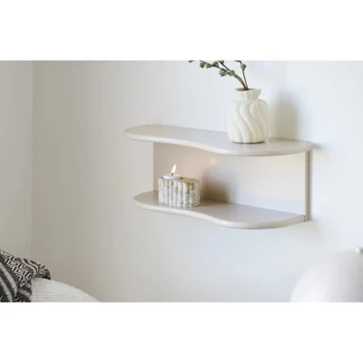 Fyrfadsstage, Cement i brun/beige