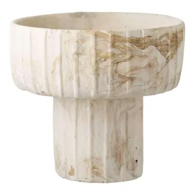 Vase, Cementi farven brun/beige