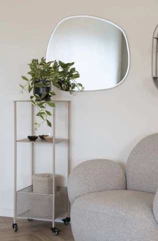 Voksblomst, kunstig grøn plante