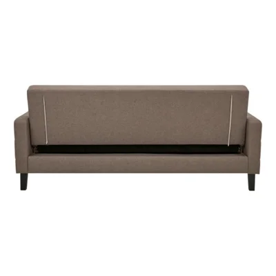 Milton Sovesofa, brun med sorte ben