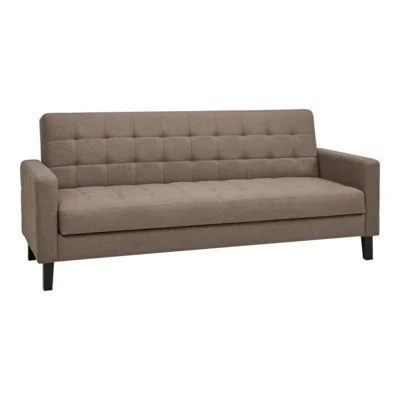 Milton Sovesofa, brun med sorte ben