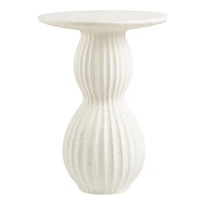 Newtown Hjørnebord i hvid fiberclay