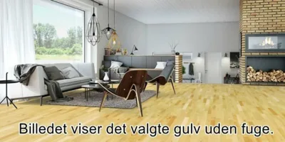Junckers 22 mm. massiv Bøg skibsparket Harmony - 0,90 meter 