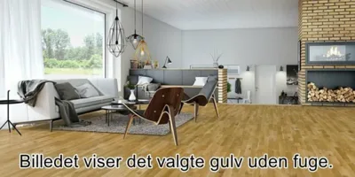 Junckers 22 mm. massiv Eg skibsparket Harmony - 1,83 meter 