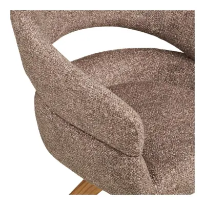 Dover Spisebordsstol brun m. drejefod