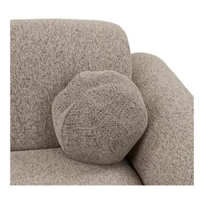 Clyde Loungesofa, Sten-grå venstrevendt og med 2 puder