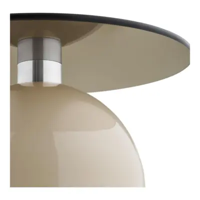 Ravello hjørnebord, Hærdet glas og metal