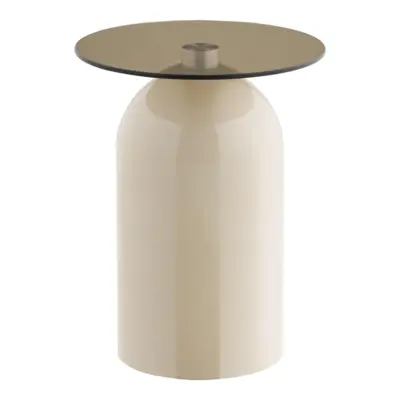 Ravello hjørnebord, Hærdet glas og metal