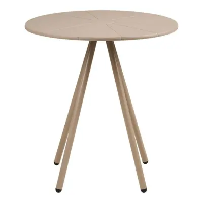 Cafebord, Barletta i stål og faven taupe