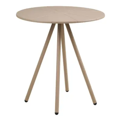 Cafebord, Barletta i stål og faven taupe