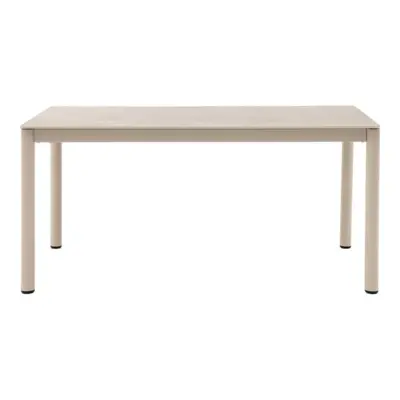 Alcudia, Spisebord m. sandfarvet keramikbordplade - 160 cm.
