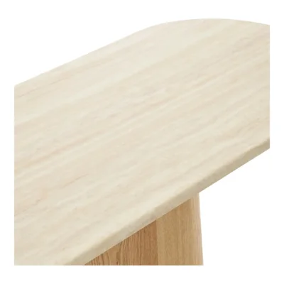 Larvik Konsol, granit/askefiner, natur/off white