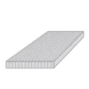 19 mm bambusplade - Side pressed, Ecru