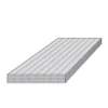 20 mm bambusplade - Plain pressed, Ecru