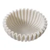 Skål i beige polyresin
