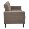 Milton Sovesofa, brun med sorte ben
