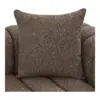 Aurora Loungesofa, Brun og venstrevendt med 3 puder